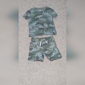 Boy's 5T camouflage set